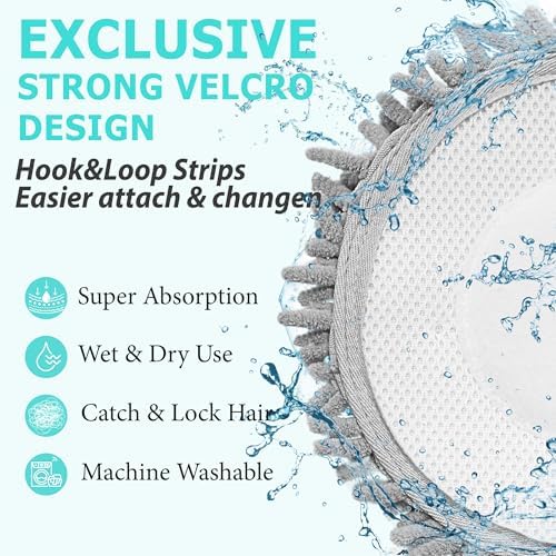 Frescares S7001 Upgraded Steam&Scrub Mop Pads Kit - Image 2