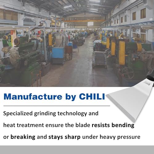 CHILI TOOLS 4 Inch Bent Stainless Steel Chisel Pole Scraper - Image 6