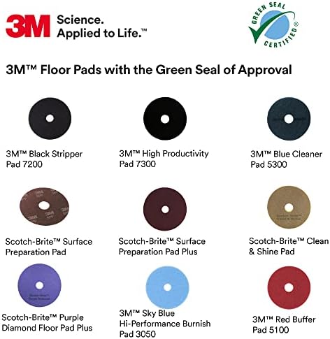 3M 5300 Series Blue Cleaner Pad - Image 3