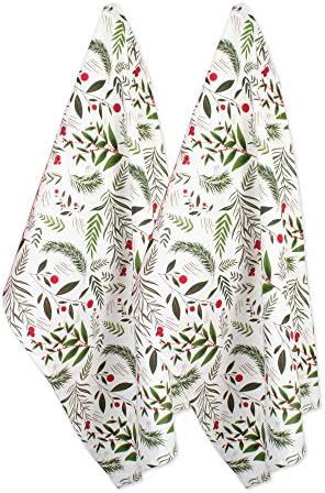 DII Christmas Kitchen Towel Set, Floral Tea Towels by DII