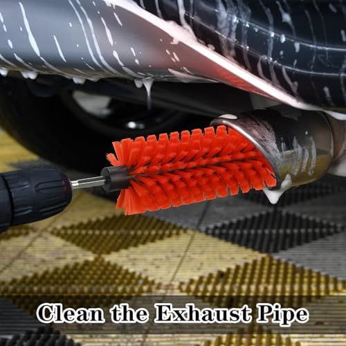 1 Pack Drill Brush for Car Wheel and Bottle - Image 4