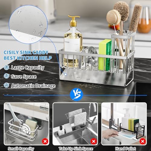 Cisily Sink Caddy Sponge Holder - Image 2