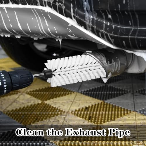 1 Pack Drill Brush for Car Wheel and Bottle - Image 4