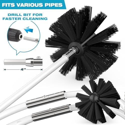 Sealegend 30Ft Dryer Vent Cleaner Kit, Flexible Lint Remover - Image 3