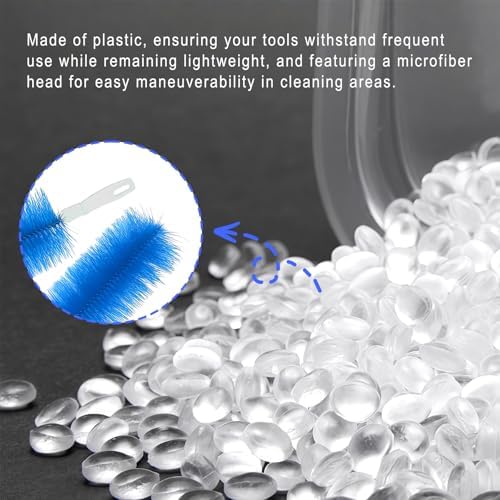 4 PCS Fan Cleaner Brush, Cobweb Duster Bendable Fan Duster, Plastic Dust - Image 5