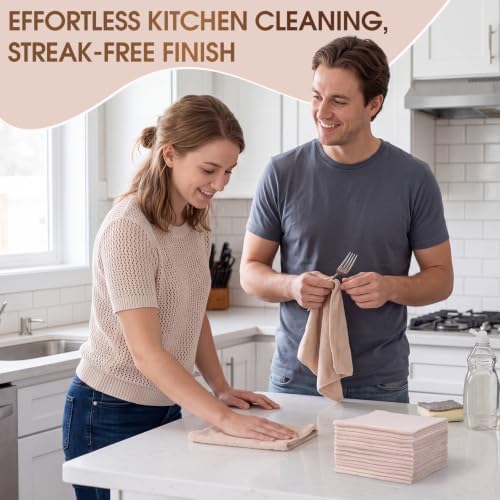 Nuenen Car Microfiber Clean Cloths, 16 x 16 Inch - Image 5