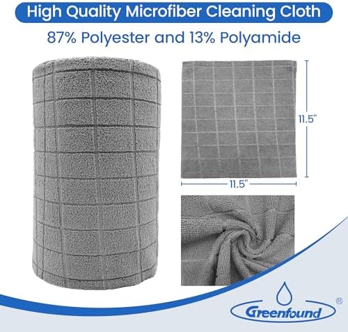 Greenfound Microfiber Cleaning Cloth Roll, 80 Pack Tear Away Towels, Reusable - Image 4