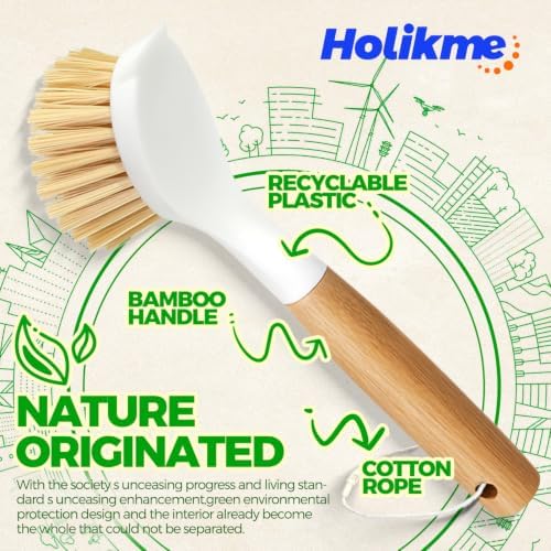 Holikme 5 Pack Dish Brush Set - Image 4