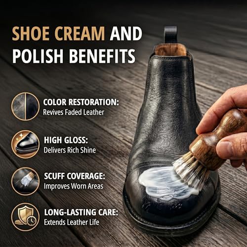 Eagle Shoe Cream Polish Kit – 3 Piece Boot & Shoe Polish - Image 5