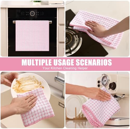 Mordimy Premium Cotton Kitchen Towels 16"x 25", 8 Pack - Image 5