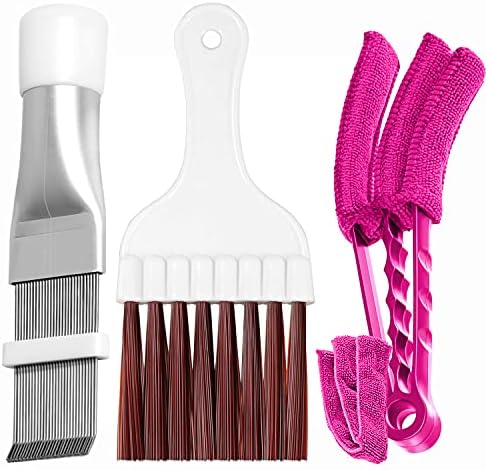 Hommtina 3 Pcs Air Conditioner Condenser Fin Comb/Cleaning Brush, Coil Cleaner by Hommtina