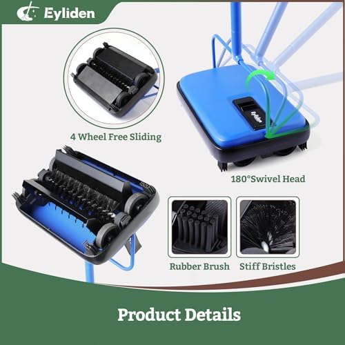 Eyliden Carpet Sweeper, Mini Size, Manual Sweeping - Image 2