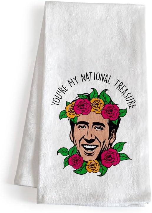 You Are My National Treasure Funny Kitchen Towel, Dish Towel 18x24 Inch by MainEventUSA