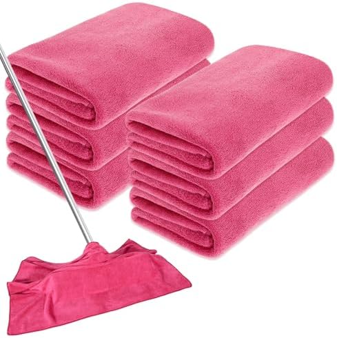 6 Pcs Extra Large Microfiber Cleaning Cloth Reusable Microfiber Towels Thick by Unknown