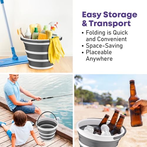Superio Collapsible Bucket 2 Gallon Bucket - Image 7