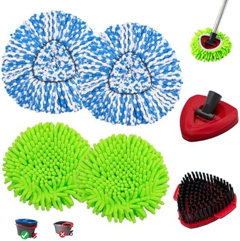 Mop Head for O Cedar, Mop Heads Replacement for O Cedar RinseClean 2 Tank by MopHeadsReplacements