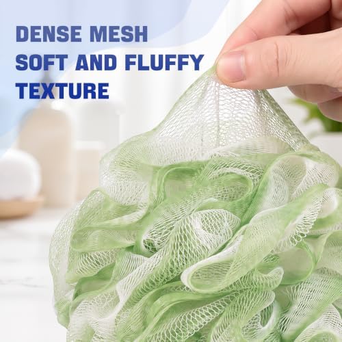 AmazerBath Loofah Sponge 75g/Piece, Exfoliating Bath Sponge Body Scrubber - Image 5