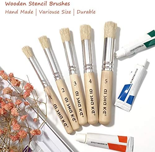 Auhoahsil Stencil Brushes Set, Stencil Projects, Card Making, Crafts and - Image 3