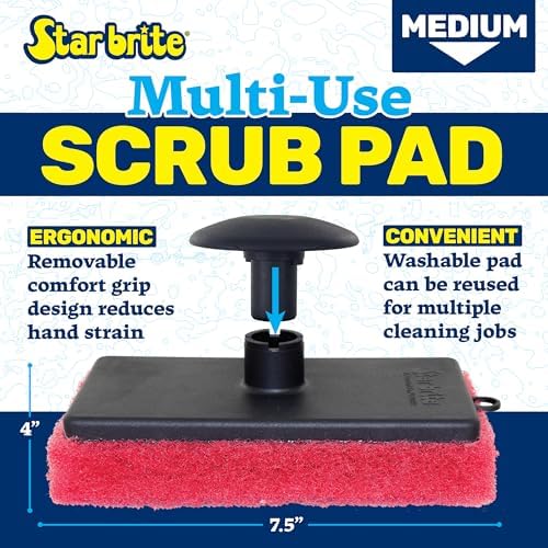 STAR BRITE All-Purpose Medium Red Scrubber Pad - Image 5