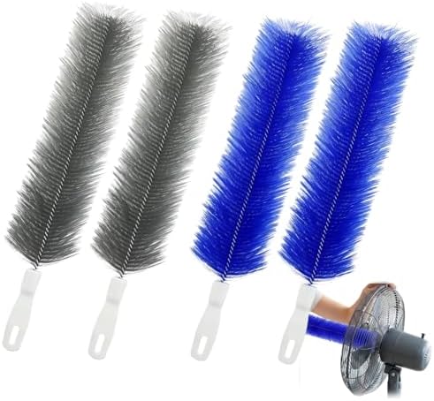 Bendable Microfiber Head, Reusable Dust Remover，Fan Cleaning Brush Washable and by Unknown