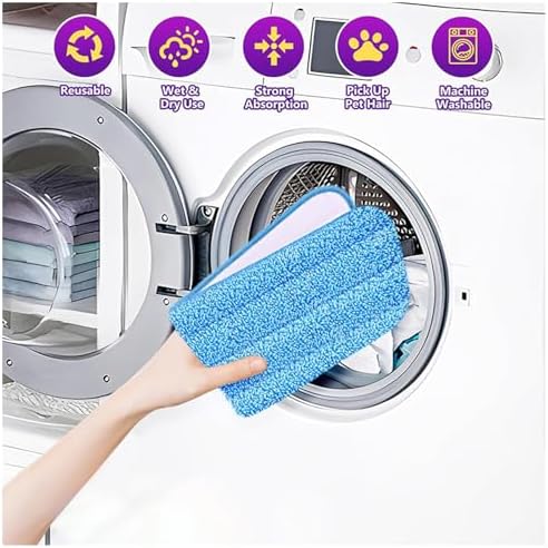 10 Pcs Reusable Mop Pads 16 x 5.5 Inch - Image 5