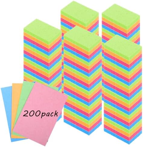 200pcs Kitchen Sponges Bulk Natural Sponges by Dimeho