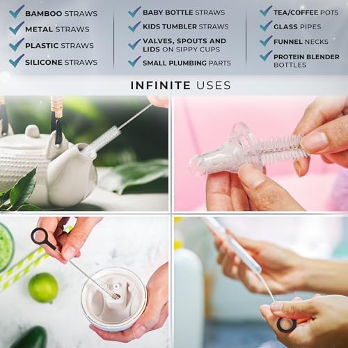 Buenalife Heavy Duty Cleaning Brushes Set of 8 - Image 4