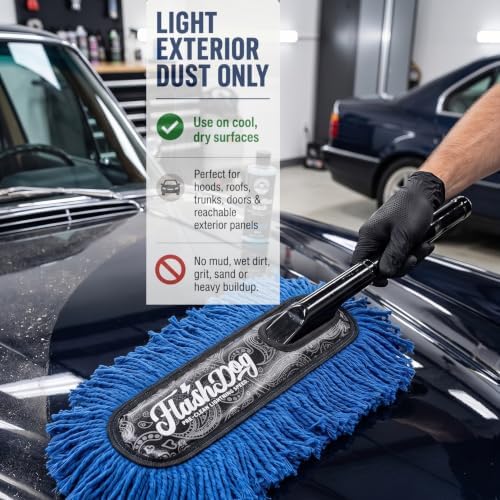 Flash Dog Wax-Treated Cotton Car Duster - Image 2