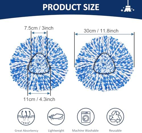 Spin Mop Head Replacements Compatible - Image 4