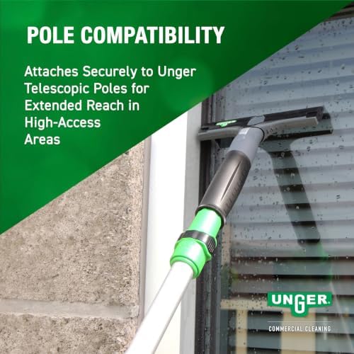 UNGER Commercial ErgoTec Ninja 4" Glass Window Scraper EN100 - Image 5