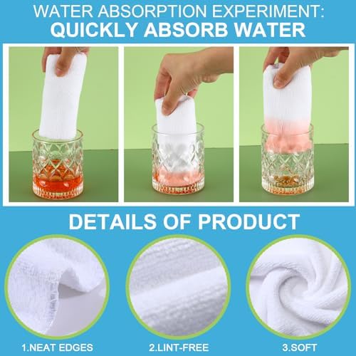 Nuenen Car Microfiber Clean Cloths, 16 x 16 Inch - Image 2