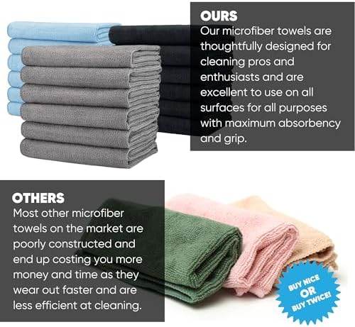 Microfiber Wholesale 16" x 24" Pro Multi Surface Microfiber Towels | 6 Pack - Image 5
