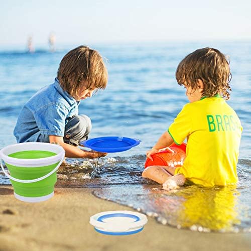 3L Jumbo Foldable Buckets, Sand Beach Toy Silicon Pails - Image 4