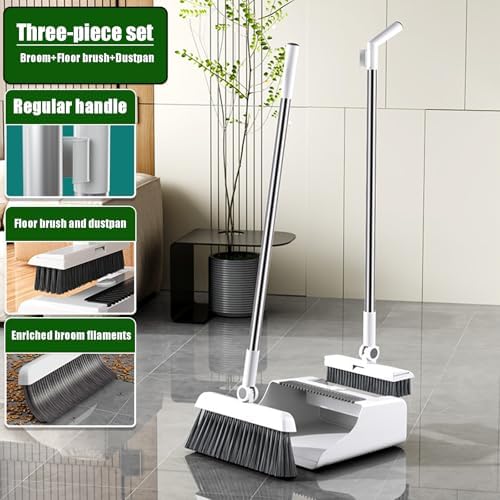 Foldable Broom and Dustpan Set 3-in-1 - Image 4