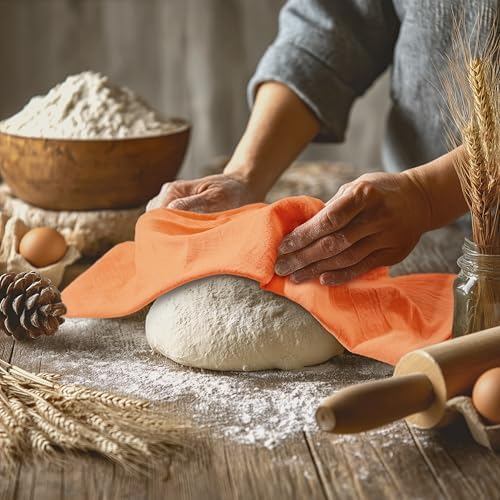 Utopia Kitchen Orange Flour Sack Towels 100% Cotton - Image 3