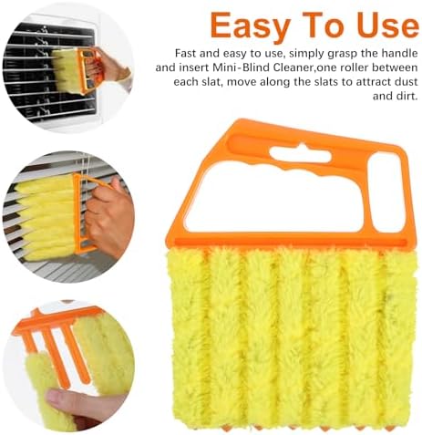 12pcs blinds cleaner tool handheld mini blind cleaner - Image 2