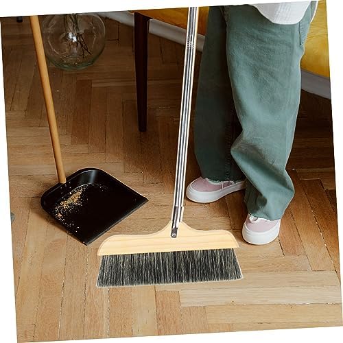 Long Handle Bristle Broom for Kitchen and Office Floor Cleaning - Image 6