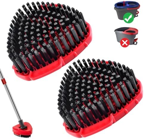 2 Pack Upgrade Scrub Brush Replace Heads Compatible by GFRED