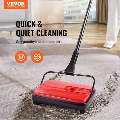 VEVOR Carpet Sweeper Manual, Floor Sweeper - Image 2