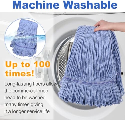 36 Pack Commercial Mop Head Replacement, Heavy Duty Mop Head Commercial - Image 6