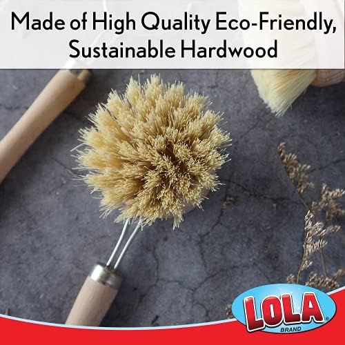 LOLA Replacement Large Head for The Original Tampico Vegetable & Dish Brush - Image 5