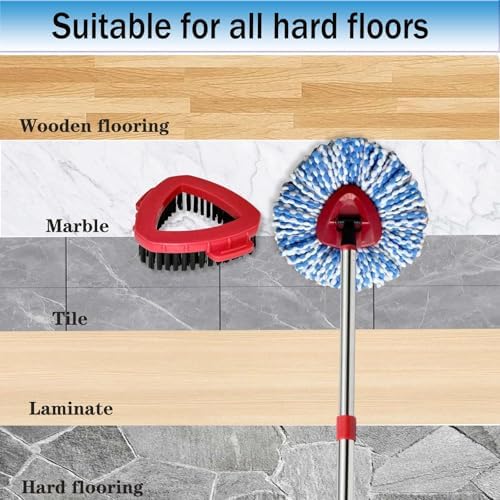 Spin Mop Replace Heads for O Cedar Rinse Clean 2 Tank System, Spin Mop - Image 7