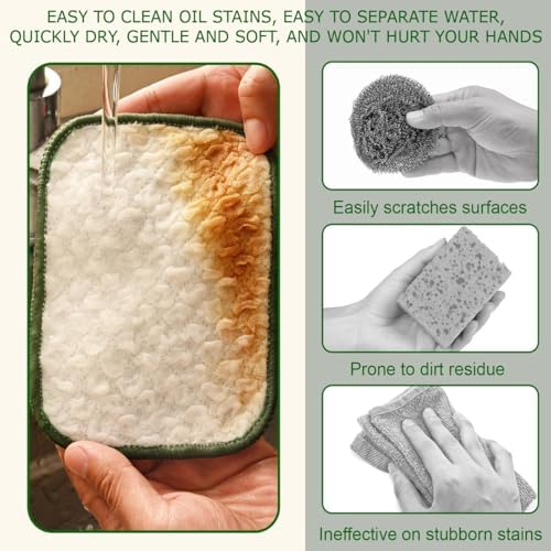 2026 New Multipurpose Wire Dishwashing Rags, Double Layer Metal Scrubbing Pads - Image 5