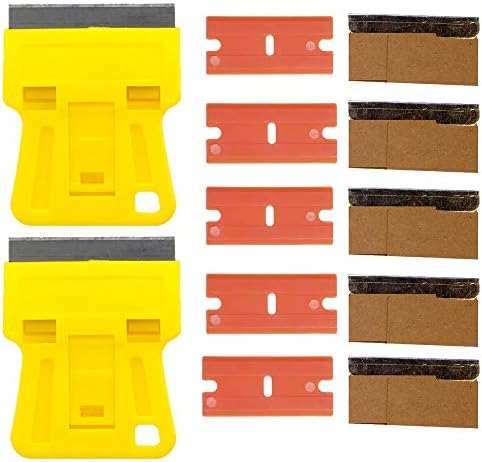 1.5 inch High Visibility Mini Razor Blade Scraper Glass Scraper Paint Window - Image 7