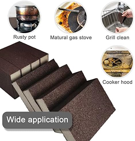 Krisler 8pc Brown Carborundum Sponge - Image 3