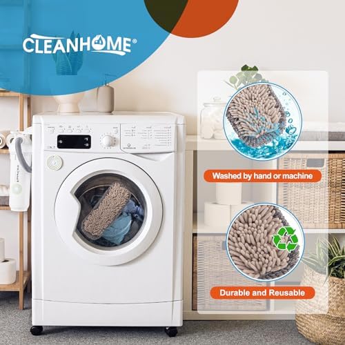 CLEANHOME Microfiber Mop Pads, 4 Pieces - Image 5