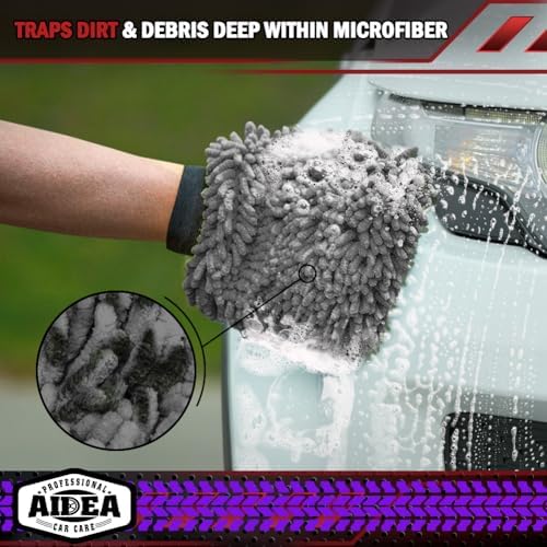AIDEA Car Wash Mitt Microfiber, Car Wash Brush - Image 5
