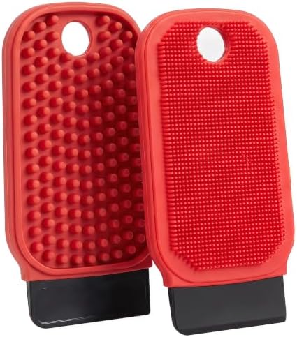 3-in-1 Silicone Dish Sponge & Vegetable Scrubber, Flexible Kitchen Cleaning by Alxjejo