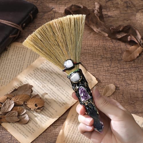 RENEMEGO Witchcraft Supplies Witches Broom - Image 4