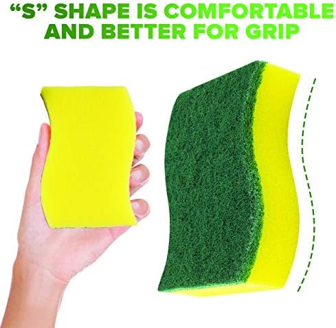 Heavy Duty Scrub Sponges by SCRUBIT – Kitchen Dish, Sink and Bathroom Cleaning - Image 3